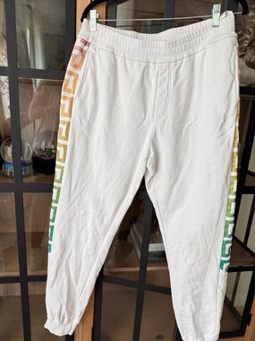 Authentic Versace Greca Sweatpants joggers multicolored striped taylor fit